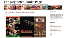 Desktop Screenshot of neglectedbooks.com